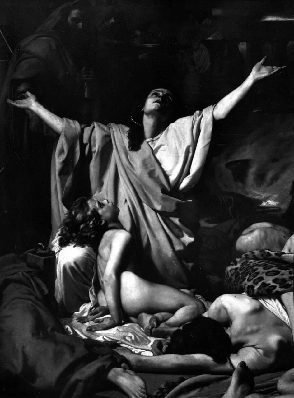 Il Martirio dei Sette Maccabei - Chiesa di Santa Felicita, Firenze, dettaglio